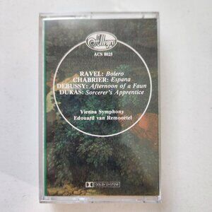 Ravel Chabrier Debussy Dukas Classical Cassette Vienna Symphony Edouard Van Remo